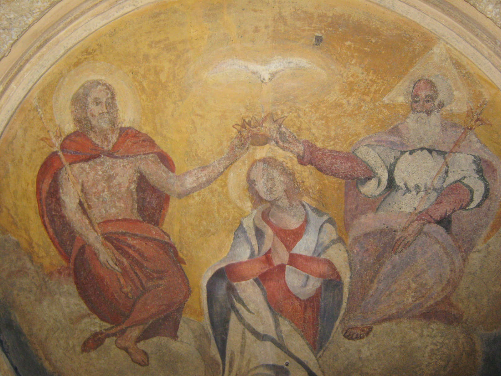 Incoronazione della Vergine, Affresco Casa Privata Bormio (SO)